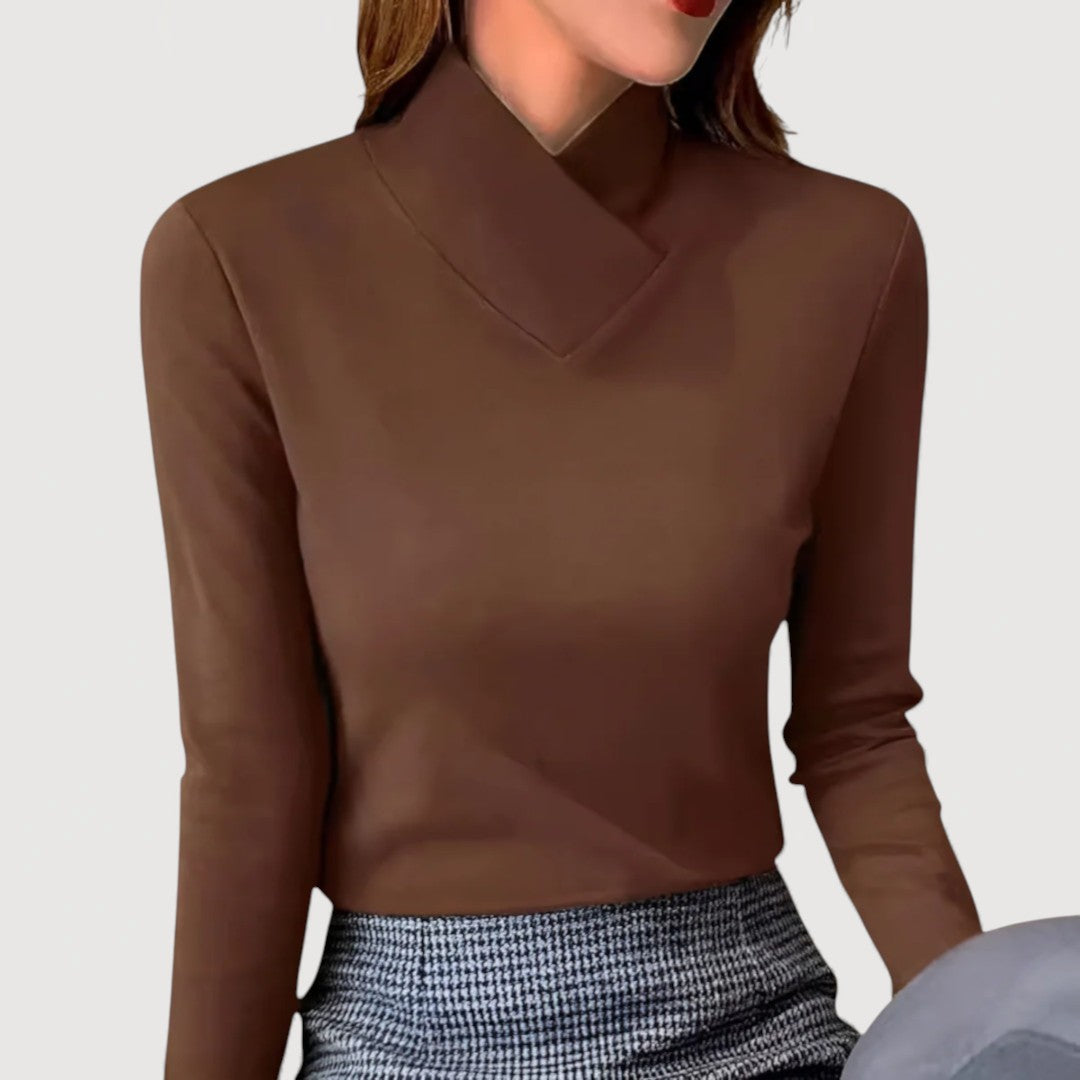 MIRAH – ELEGANCKA BLUZKA Z KOŁNIERZYKIEM